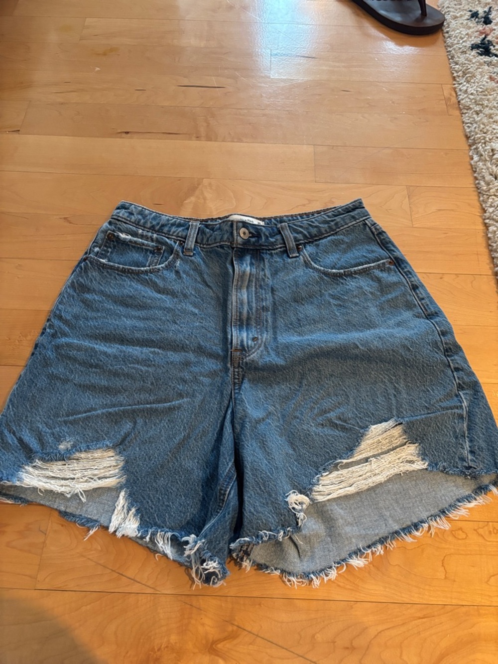 Abercrombie jean shorts